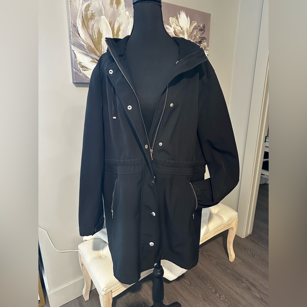 DKNY Black Women's Jacket size 1X